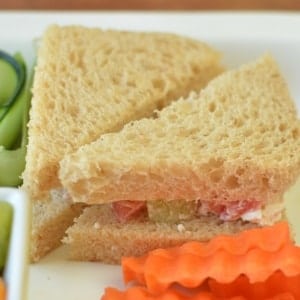 Four New Veggie Sandwiches For Kids. Kick PB&J to the curb with these 4 veggie sandwiches!